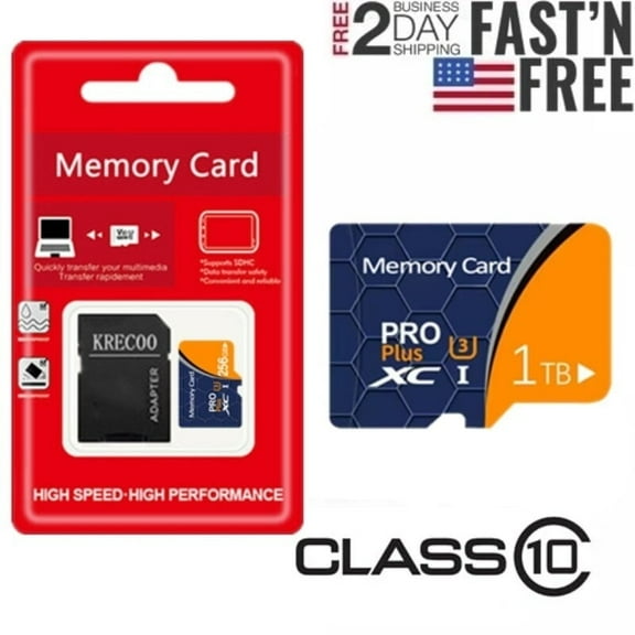 Micro SD Card 64GB Memory Card for Camera/Drone/Dash Cam/Tablet/PC/Phone
