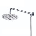 thumbnail image 4 of Grande Pommeau de Douche Rond Pommeau de Bain Cascade Chromé Kit de Pluie, 4 of 4