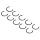 thumbnail image 4 of TKSE 10PCS Anillos De Clip De Retención, Clips En C De Fijación De Rodillo De Goma Anillos De Retención De Acero con Alto Contenido De Carbono para Máquina De Corte, 4 of 8