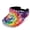 Rainbow Tie Dye, variant on Rainbow Tie Dye Sun Visor Hats for Women Adjustable Athletic Visor Caps Polyester Sports Visor for Summer Outdoor Activities
