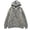A-Grey866, variant on Women's Waffle Textured Zip Up Hooded Jacket Mini Heart Graphic Outdoor Jog Hooded Cardigan