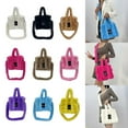 thumbnail image 2 of Osdhezcn Womens Large Capacity Handbag Female Plush Messenger Bag Shoulder Crossbody Bag, 2 of 21