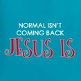 thumbnail image 2 of Normal Isnâ€™t Coming Back Jesus Is Inspirational/Christian Men's Graphic T-Shirt, Light Turquoise, 4X-Large, 2 of 5