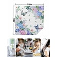 thumbnail image 4 of Spring Flowers Cloth Napkins Set of 6 Reusable Dinner Napkins, Watercolor Floral Butterflies Botanical Cocktail Napkin Washable Table Napkins for Wedding/Holiday Party/Baby Shower 20"x20", 4 of 7