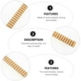thumbnail image 2 of SHISUYAN 8 Pcs Bande de Fixation pour Guitare Pratique, Incrustation Flexible pour Guitare, 2 of 9