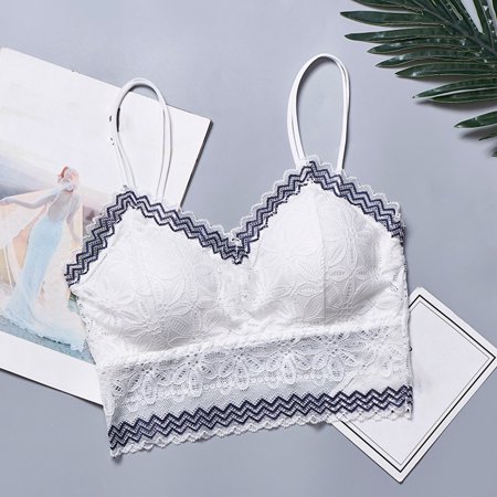 

QIPOPIQ Bras for Women Clearance Women Solid Patchwork Underwired with Breast Pad Sexy Lace Lace Bra Push up Bra