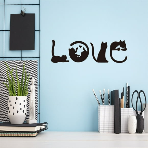Xihbxyly Adhesivo de Pared para San Valentín, Diseño de Pvc Extraíble, Fácil de Despegar y Pegar, Versátil para Paredes, Vidrio, Muebles, Coche, Azulejos, Decoración Navideña, Personalización Diy, 1