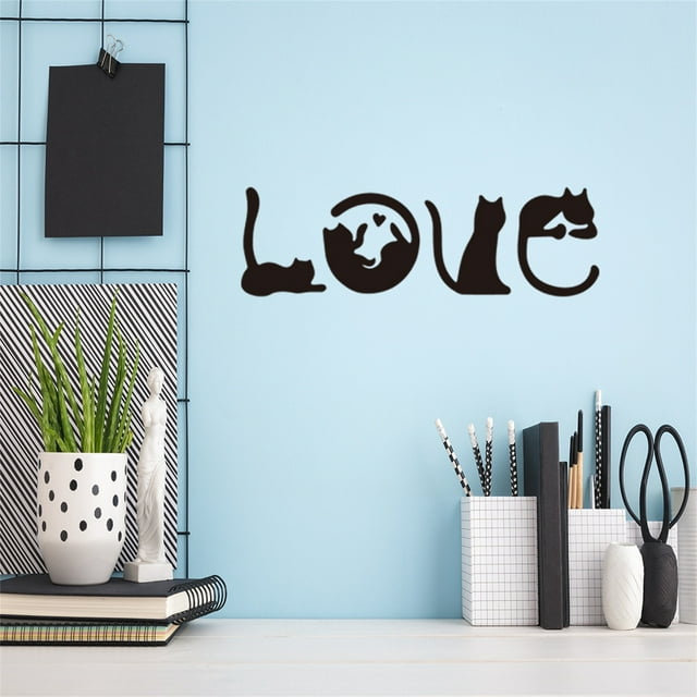 Xihbxyly Adhesivo de Pared para San Valentín, Diseño de Pvc Extraíble, Fácil de Despegar y Pegar, Versátil para Paredes, Vidrio, Muebles, Coche, Azulejos, Decoración Navideña, Personalización Diy, 1