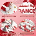 thumbnail image 4 of Red Roses Valentine's Day Banner Heart Shapes Love Display Romantic Gift Boxes Romantic Backdrop for Valentine's Party Romantic Date Indoor Decoration, 4 of 8