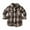 Brown, variant on Wavsuf Kids Jacket Plaid Single-Breasted Brown Coats Size 3-4 Years
