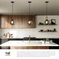 thumbnail image 3 of PD601608AGCP-Alora Lighting-Soji - 1 Light Pendant-12.5 Inches Tall and 7.88 Inches Wide-Aged Gold Finish-Copper Glass Color   -Traditional, 3 of 7