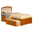 thumbnail image 1 of Atlantic Furniture Lit de Plate-Forme de Rangement Simple XL Richmond en Caramel, 1 of 3
