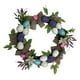 thumbnail image 2 of Bonita corona de Pascua, corona de Pascua Artificial, decoración de Pascua, de lazo trenzado, flores artificiales de primavera para fiesta, M Soledad corona de pascua, 2 of 10