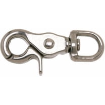 CAMPBELL CHAIN T7631704 1/2" Trigger Snap Round Eye Swiveling - Stainless Steel