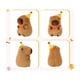 thumbnail image 4 of Muñeco De Peluche Capibara  Simpáticocafe gorro naranja amarillo happy, 4 of 5