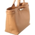 thumbnail image 3 of Longchamp Le Smart Leather Tote, Brown, 3 of 4