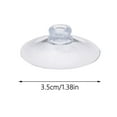 thumbnail image 3 of Binwennn Étagère de Rangement de Remplacement Ventouses Support à Éponge Ventouses Étagère de Cuisine Ventouses Support Ventouses Suspension Facile Tringles à Rideaux Sans Perçage Crochets de Plafond Robustes pour Support de Lunettes, 3 of 4