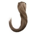 thumbnail image 4 of MY-LADY Extra Thick Clip in 100% Remy Human Hair Extension Double Weft Full Head Natural Hairpiece 110-170g #08 Chestnut Brown 18inch, 4 of 10