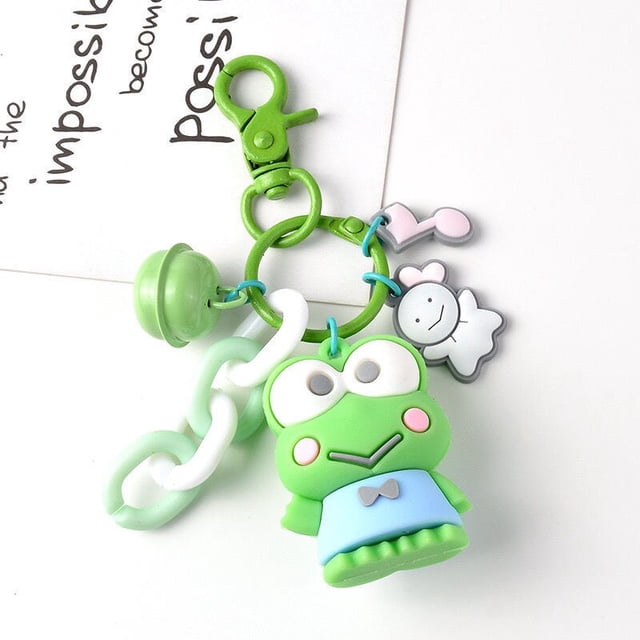 Llavero colgante de dibujos animados Sanrio Kuromi Mymelody, llavero de coche, bolsa de teléfono móvil, joyería colgante, regalos para niños Fivean unisex