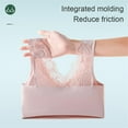 thumbnail image 6 of 3Pcs Floral Lace Bralette for Women, Zipper Wireless Bra Lingerie Crop Top, 6 of 8