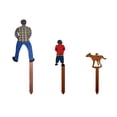 thumbnail image 1 of Popular! 3Pcs Wooden Plant Labels Household Plant Pot Ornaments Decoration Flower Pot Funny Garden Pot Signs, 1 of 2