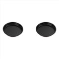 thumbnail image 1 of 2X de Molde Redondo para Pizza,Bandeja Pizza,Bandeja Profunda,Molde Antiadherente de Acero Al Carbono,Herramienta para Horno, 10 Pulgadas, Negro, 1 of 4