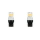 thumbnail image 3 of Kenally Paquete de 2 bombillas de freno, componente del vehículo, lámpara de señal de instalación práctica, luz de giro decorativa exquisita Luz amarilla 2piezas Kenally CBP448877, 3 of 6