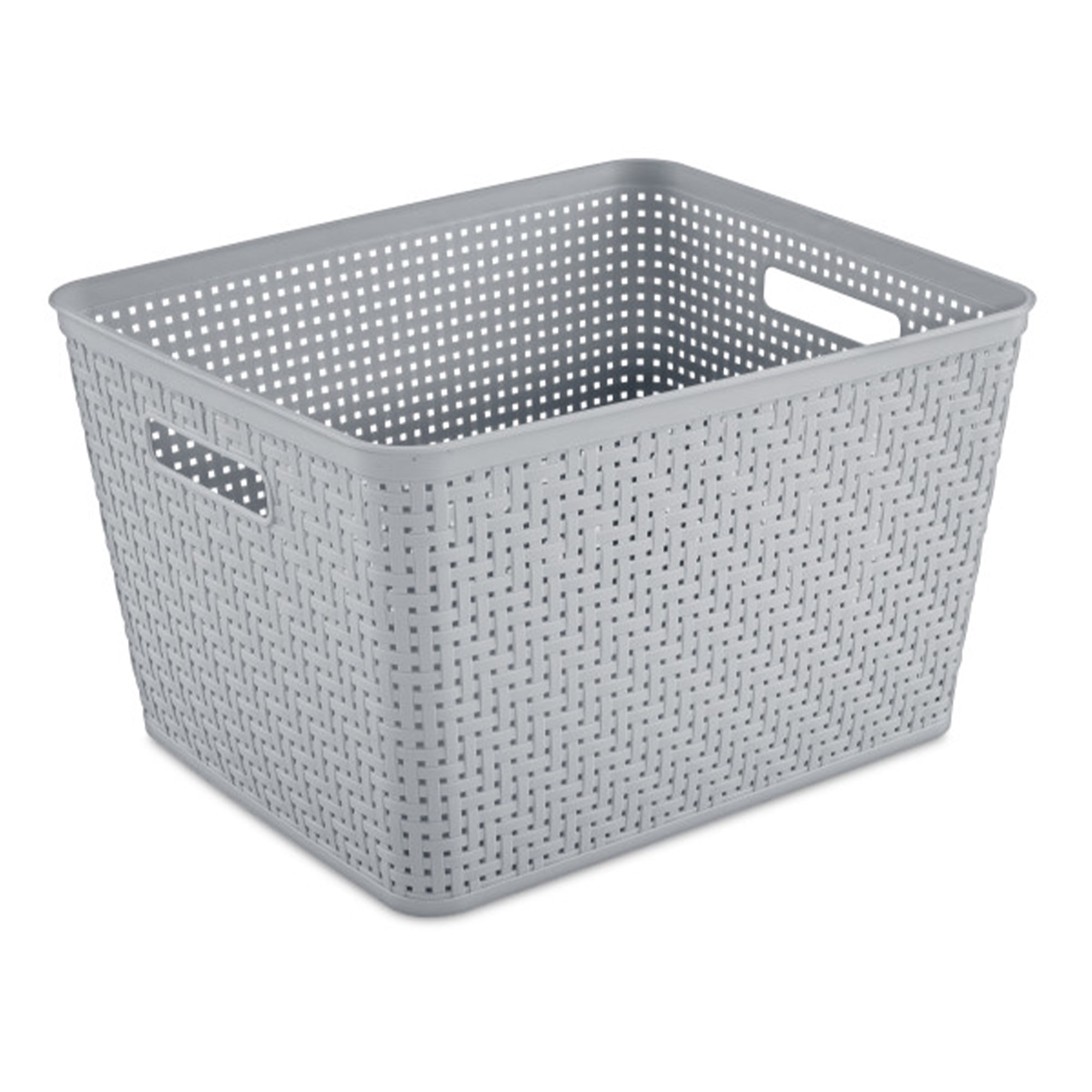 Sterilite 14"Lx8"H Rectangular Tall Basket for Home Organization (12 Pack)