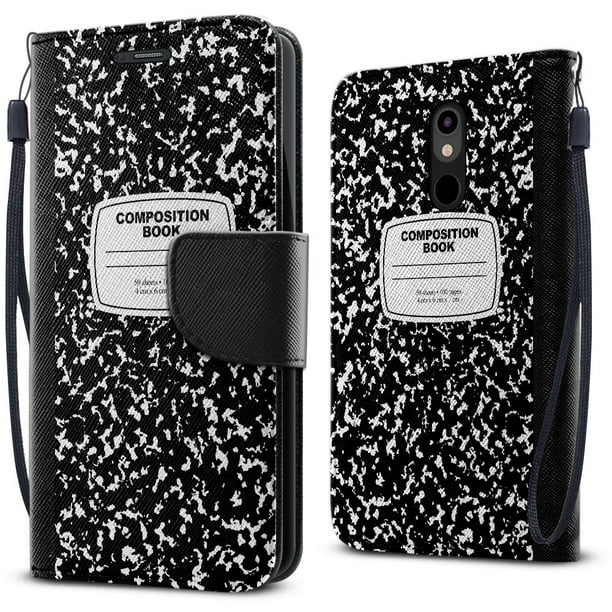 Download FINCIBO Kickstand Card Holder Magnetic + Flap Wallet Pouch Cover Case for LG Stylo 5 Q720 6.2 ...