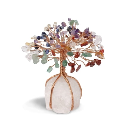 Feng Shui Amethyst Crystal Tree 7 Chakras
