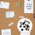 thumbnail image 3 of Thumbtacks QHAJRYYC, cabeza redonda de plástico, 300 unidades, color negro, 3 of 7