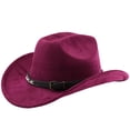 thumbnail image 3 of Western Frontier Cowboy Hat Curved Brim for Outdoor Adventure Travel Riding and Country Style Craftsmanship, 3 of 3