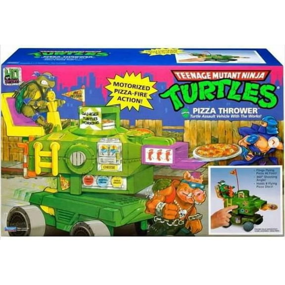 Teenage Mutant Ninja Turtles 40th Anniversary Pizza Thrower Vehicle & Action Figure