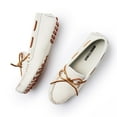 thumbnail image 3 of Minnetonka Women's Classic Driving Moccasin (Off-White, US Footwear Size System, Adult, Women, Numeric, Medium, 6), 3 of 6
