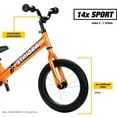 thumbnail image 3 of Strider - 14x Balance Bike - Pedal Conversion Kit Sold Separately - Tangerine, 3 of 5
