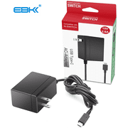 EBKK 39W AC Adapter Compatible with Nintendo Switch2 Charger, Switch Lite, OLED, Dock, Pro Controller, PlayStation Portal, Steam Deck, USB-C Fast Charging Cable Power Supply Cord with TV Mode Support