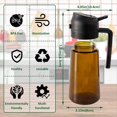 thumbnail image 5 of Rociador de Aceite de Cocina, Pulverizador de Aceite de Vidrio, Pulverizador de , Botella para Cocinar, Asar y Freír Al Aire., 5 of 5