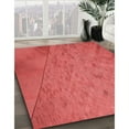 thumbnail image 3 of Ahgly Company Machine Washable Indoor Square Transitional Red Area Rugs, 3' Square, 3 of 7