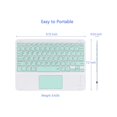 thumbnail image 3 of MesaSe Clavier Bluetooth 10 Pouces Clavier Sans Fil à Commande Tactile pour Vert, 3 of 8