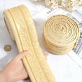 thumbnail image 3 of 181x3.2 Inch Flexible Foam Baseboard Molding Trim 3D Wall Edging Lines Baseboards Peel and Stick Goldenrod Self Adhesive Wallpaper Border Trim Mirror Wall Base Border DIY, 3 of 9
