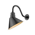 thumbnail image 4 of Millennium Lighting  12" Angle Shade with 15" Gooseneck in Multiple Finishes Satin Black, 4 of 5