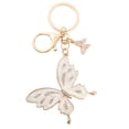 thumbnail image 5 of enjoywould Oil-dipping Rhinestone Butterflies Keychain Women Girls Portable Zinc Alloy Backpack Purse Ornament Butterflies Key Ring Holder Pendant Bag Accessories, 5 of 5