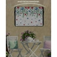 thumbnail image 3 of 4th of July Outdoor TV Cover 52 to 55 Inch Weatherproof, Memorial Day Patriotic Star Eucalyptus Leaf 600D Oxford TV Covers with Waterproof Zipper, Outside Flat TV Screen Protector 52"Wx19"Hx4.5"D, 3 of 7