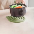 thumbnail image 2 of Halloween Kitchen Decor Silicone Drink 2 In 1 Outdoor Patio Table Two Tone Cute Rainbow Desk Washable Plates Cup Mat Decor With Lip 6 Inch Wicker Table Mats 6,Tall round Kitchen Table Set for 4, 2 of 4