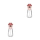 thumbnail image 3 of Botella de aceite de cocina Wosthever ABS transparente recargable 2piezas Rosa, 3 of 6