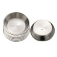 thumbnail image 4 of Plats de Sauce en Acier Inoxydable / 6 Pcs Mini Plats Individuels / Bols à Sauce Ramequin pour Pudding pour Maison Fête Restaurant, 4 of 5