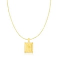 thumbnail image 2 of Floreo 10k Yellow Gold Horoscope Zodiac Sign Pendant with Optional Necklace, 0.73" x 0.62", 2 of 3