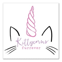 Creative Products Kittycorns Furrever 12x12 Canvas Wall Art