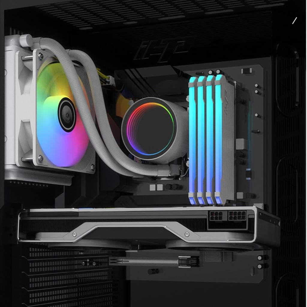 Zeiwohndc Powerful RGB CPU Water Cooler CPU Liquid Cooler High-Performance RGB Fan