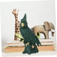 thumbnail image 4 of OULII Statue d'Oiseau Perroquet en Résine Verte Décoration pour Bar Armoire 1ensemble, 4 of 8